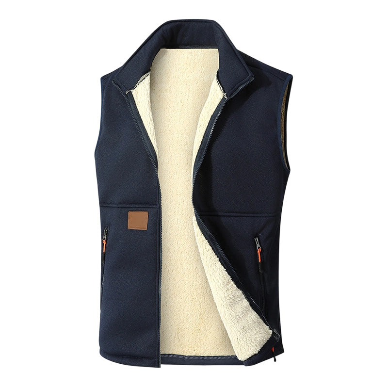 💋Geniet van een 30-daags probleemloos retourbeleid!✅️Unisex Winter Vest met Pluche Voering voor Warmte