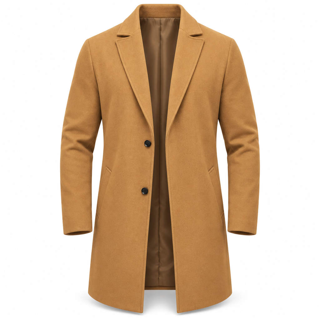 🔥Gratis verzending✈️Klassieke enkelrijige trenchcoat voor heren, zakelijk casual premium windjack