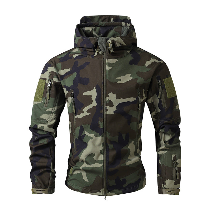 🚀Bespaar nu tijd & geld!😍Heren outdoor camouflage jack met capuchon
