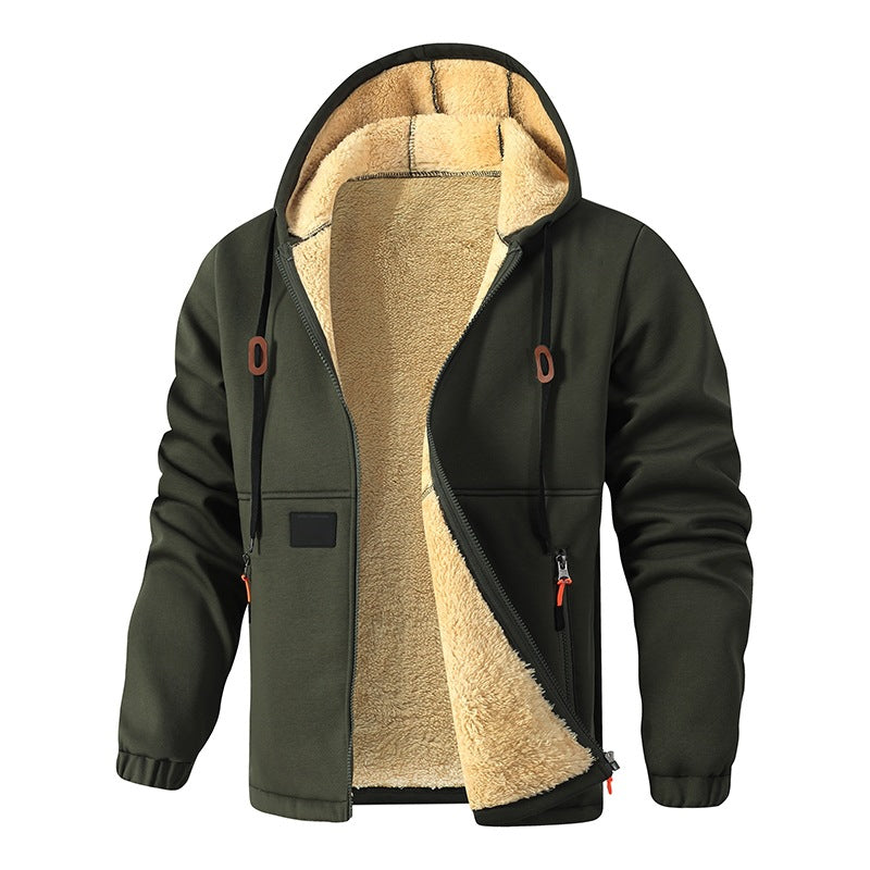 ✨Beperkte voorraad beschikbaar, mis het niet!🎉🎉Heren casual dik capuchon ritsvest
