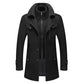 🔥 50% Korting 🧥 Nieuwe Wollen Herenjas met Dubbele Kraag – Elegante Warme Winterjas met Klassieke Stijl & Comfortabele Pasvorm ✨