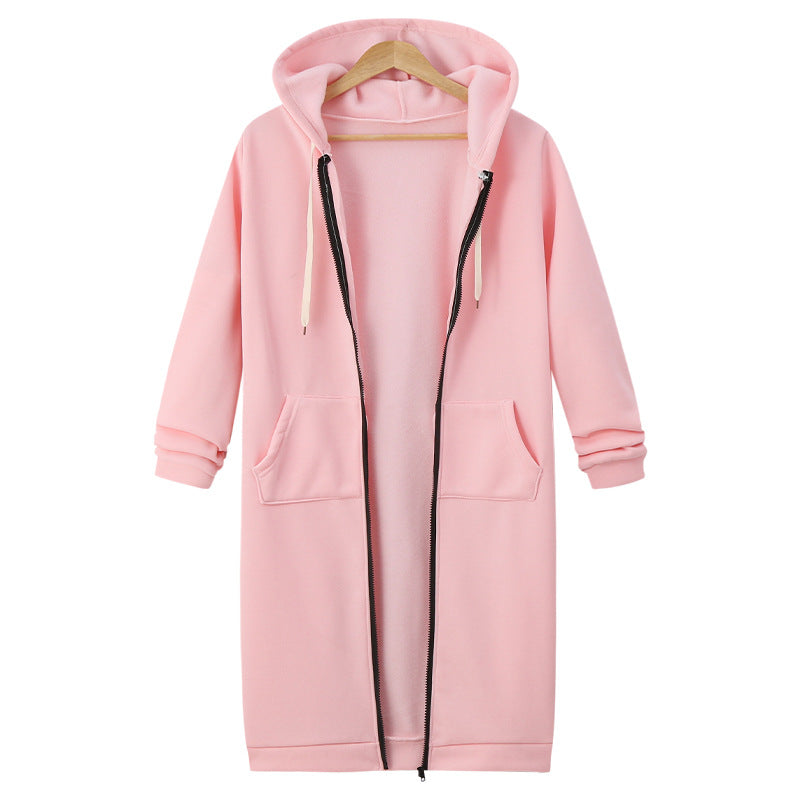 🔥 50% KORTING ✨ Lange Hoodie Jas – Warm & Zacht met Fleece