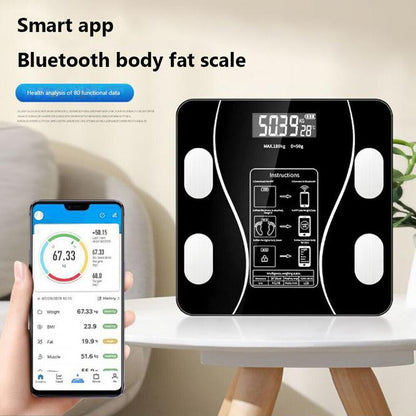 🔥Inteligentna cyfrowa waga bezprzewodowa z wyświetlaczem LCD i funkcją BMI