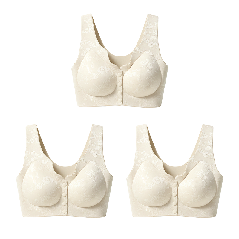 💖Hallo~ Mis het niet als je het leuk vindt🔥🔥Comfort Voorsluiting & Draadvrije Naadloze Bh