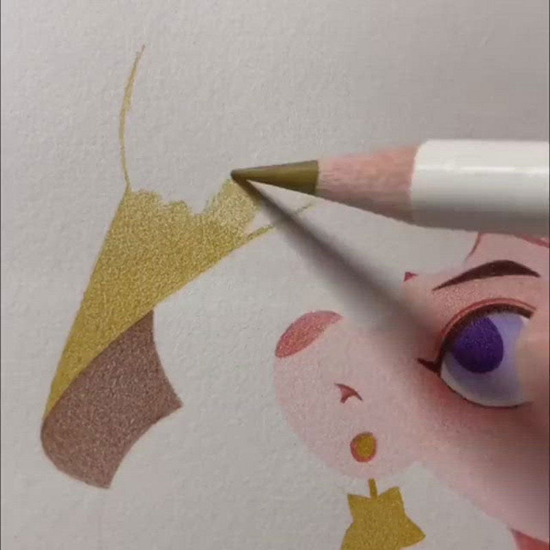 48 Colors Pencil Set Oily Colored Painting Pens-2