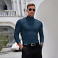 🔥 Męska Bluza z Golfem Slim Fit – Rozciągliwa i Oddychająca, na Siłownię lub Na Co Dzień, Nowoczesny Styl i Komfort 🏃‍♂️📦