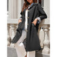 💜 LAATSTE DAG AANBIEDING - 50% KORTING 💜 Trenchcoat voor dames met overhemdkraag en enkele rij knopen