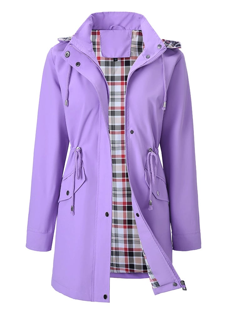 🍂Herfst Hete Verkoop 49%💗🧥Ultieme geruite waterdichte jas voor dames🍃
