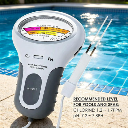 🔬💧 pH- og klormåler for svømmebassenger – 50 % rabatt! Nøyaktig måling av pH-verdi og klorinnhold i svømmebassenget ditt – enkelt, raskt og pålitelig. 🔥🏊
