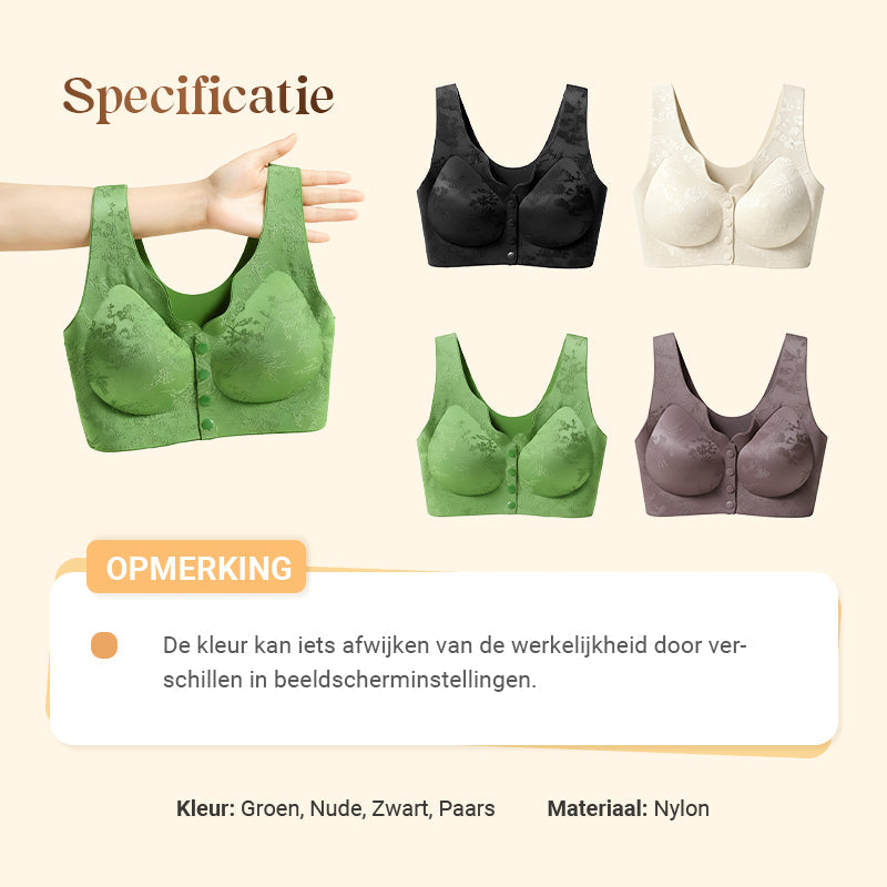 💖Hallo~ Mis het niet als je het leuk vindt🔥🔥Comfort Voorsluiting & Draadvrije Naadloze Bh