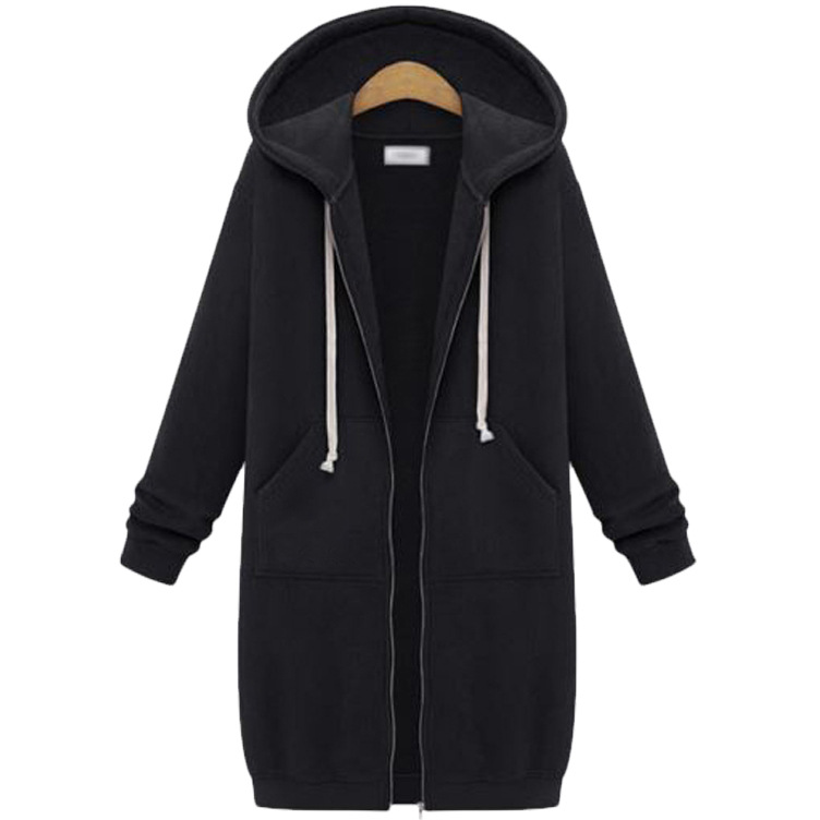 🔥 50% KORTING ✨ Lange Hoodie Jas – Warm & Zacht met Fleece