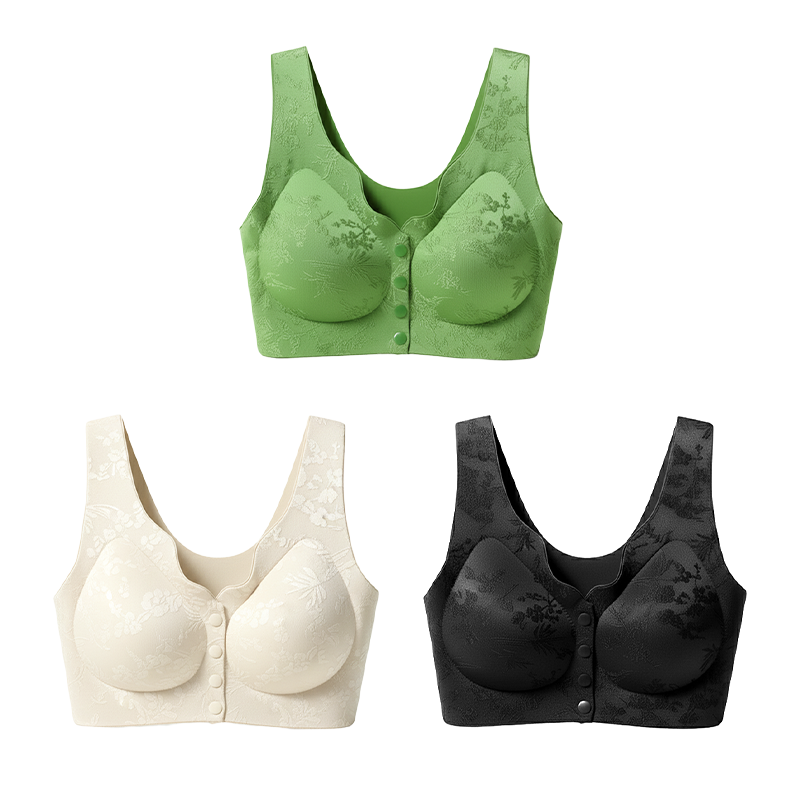 💖Hallo~ Mis het niet als je het leuk vindt🔥🔥Comfort Voorsluiting & Draadvrije Naadloze Bh