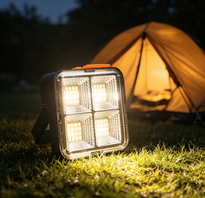 🔥 50% RABATU ✨ Przenośna lampa robocza zasilana energią słoneczną | 4 tryby świecenia