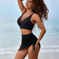 👙Spódniczki kąpielowe, zestawy bikini z wysokim stanem, kostiumy kąpielowe modelujące sylwetkę