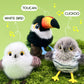 Lifelike Bird-Shaped Interactive Cat Toy