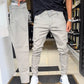 Męskie spodnie slim fit w jednolitym kolorze