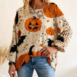 🎃💥Dames Halloween Losse Pasvorm Gebreide Trui met Vleermuismouwen🔥Limited aanbieding
