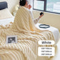 🛏️Gruby kocyk wykonany z pluszu króliczego i mlecznego polaru