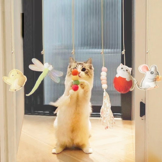 Adjustable Hanging Cat Interactive Toy