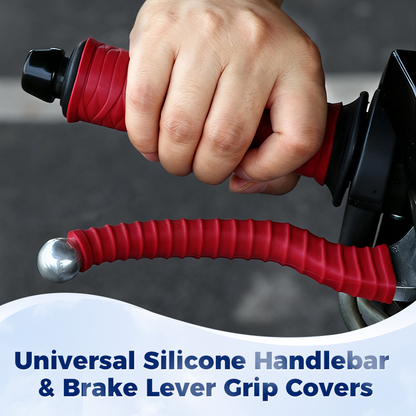 🔥 Oferta ograniczona czasowo🚴‍♂️Uniwersalne silikonowe uchwyty na kierownicę i dźwignie hamulca