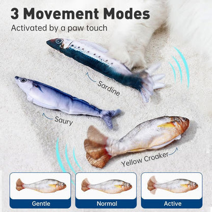 🐟 Twój kot pokocha tę skaczącą rybkę!