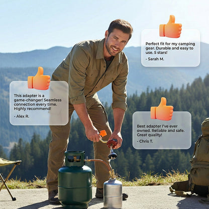 🥳Gorąca wyprzedaż 50% zniżki🔥Adapter do napełniania butli gazowych na zewnątr