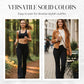 Women’s High Waist Flared Pants with Pockets