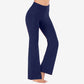 Women’s High Waist Flared Pants with Pockets