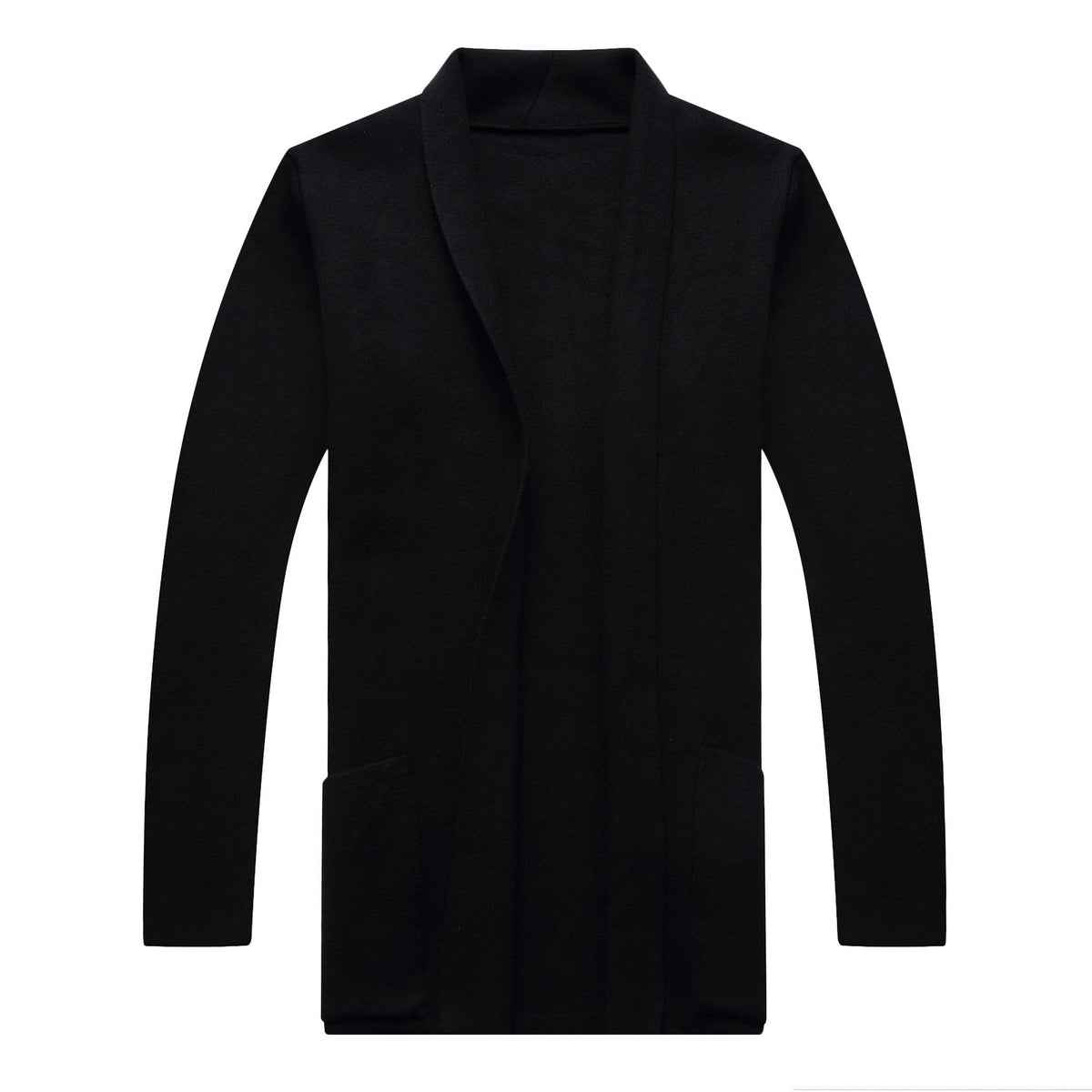 Lange gebreide vestjas voor heren