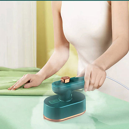 👕 50% RABATU! 💨 Przenośna mini-żelazko parowe – obrotowa o 90°, ceramiczno-tytanowa płyta, idealne na podróże i szybkie prasowanie 🧳
