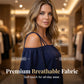 🔥50% RABATT!👗 Elegant ensfarget minikjole for damer