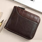 👛 OFERTA CZASOWA: 50% RABATU! ✨ Męski portfel ze skóry PU – zamek błyskawiczny na całym obwodzie, 4 kolory, 11,5 x 9,5 cm 🤵