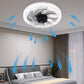 ✨ Lampa z Wentylatorem sufitowym 2w1 – Cicha, Sterowana Pilotem, Nowoczesna! ✨