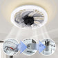 ✨ Lampa z Wentylatorem sufitowym 2w1 – Cicha, Sterowana Pilotem, Nowoczesna! ✨