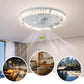 ✨ Lampa z Wentylatorem sufitowym 2w1 – Cicha, Sterowana Pilotem, Nowoczesna! ✨