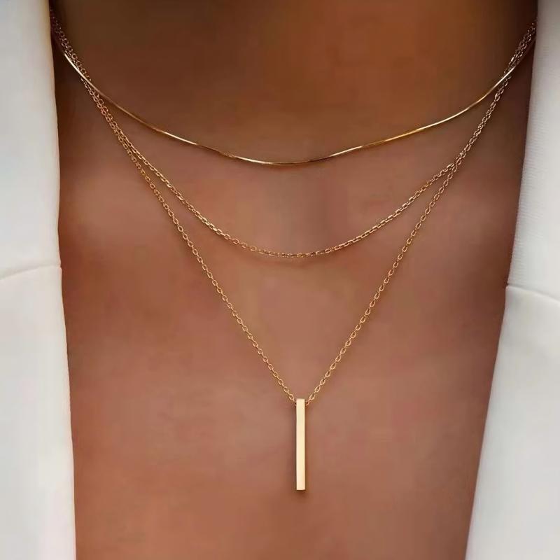 Elegante meerlaagse ketting met een sierlijke hanger🎁