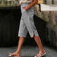 Letnie, przewiewne damskie spodnie capri w stylu casual