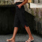 Letnie, przewiewne damskie spodnie capri w stylu casual