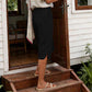 Letnie, przewiewne damskie spodnie capri w stylu casual