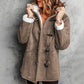 🔥 Nieuw & Trendy 🧥 Dames Suède Jas met Capuchon en Pluche Voering ✨ warme uitstraling, zachte comfort & elegante winterstijl