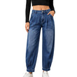 🔥 Favoriet bij Klanten 👖 Dames Hoge Taille Harem Denim Broek ✨ trendy losse pasvorm, comfortabele taille & unieke casual stijl