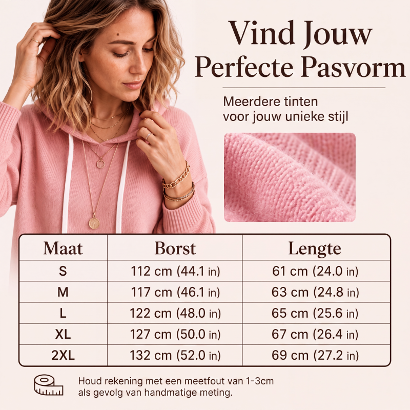 ✨ Nieuwe Collectie 👕 Dames Casual Gebreide Hoodie Trui – Zachte Comfort, Warme Pasvorm & Trendy Dagelijkse Look 🌸