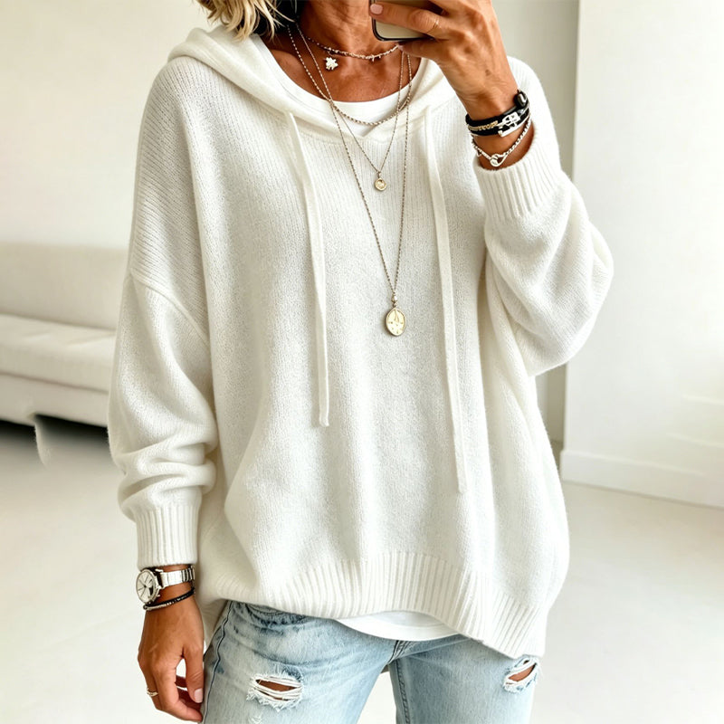 ✨ Nieuwe Collectie 👕 Dames Casual Gebreide Hoodie Trui – Zachte Comfort, Warme Pasvorm & Trendy Dagelijkse Look 🌸
