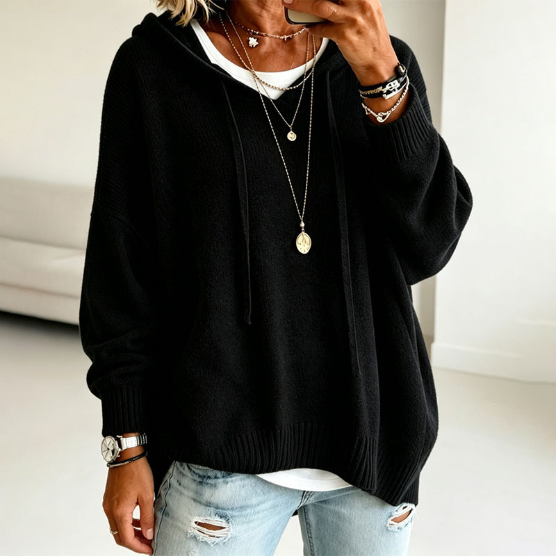 ✨ Nieuwe Collectie 👕 Dames Casual Gebreide Hoodie Trui – Zachte Comfort, Warme Pasvorm & Trendy Dagelijkse Look 🌸