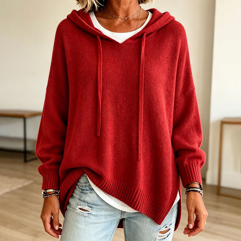 ✨ Nieuwe Collectie 👕 Dames Casual Gebreide Hoodie Trui – Zachte Comfort, Warme Pasvorm & Trendy Dagelijkse Look 🌸