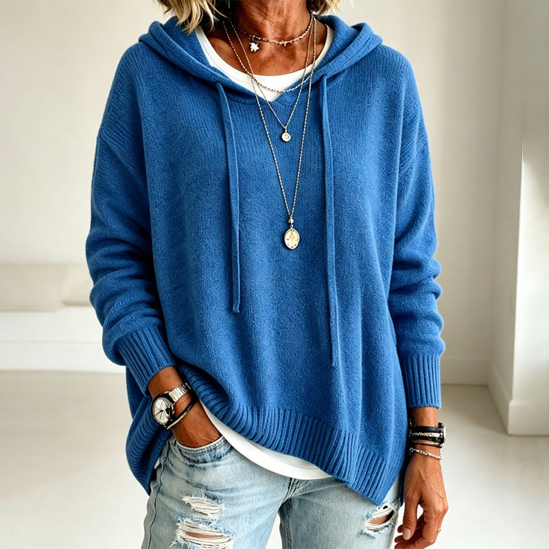 ✨ Nieuwe Collectie 👕 Dames Casual Gebreide Hoodie Trui – Zachte Comfort, Warme Pasvorm & Trendy Dagelijkse Look 🌸