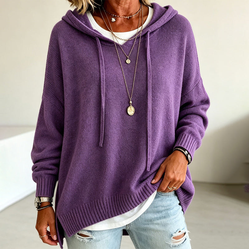 ✨ Nieuwe Collectie 👕 Dames Casual Gebreide Hoodie Trui – Zachte Comfort, Warme Pasvorm & Trendy Dagelijkse Look 🌸