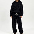 🔥 50% KORTING ✨ Dames Pluche Geribde Hoodie & Broek Set 🧸 Zacht, Warm & Ultiem Comfort