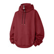 😍✨Heren casual hoodie met hoge kraag en losse pasvorm