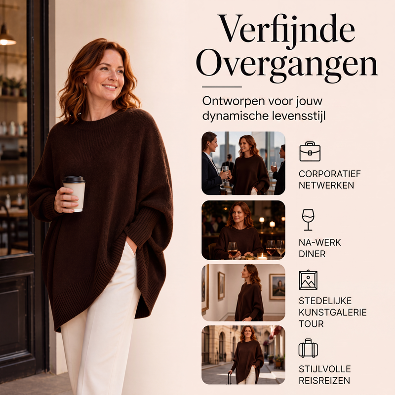 😍Trui voor dames in grote maten, ronde hals, pullover